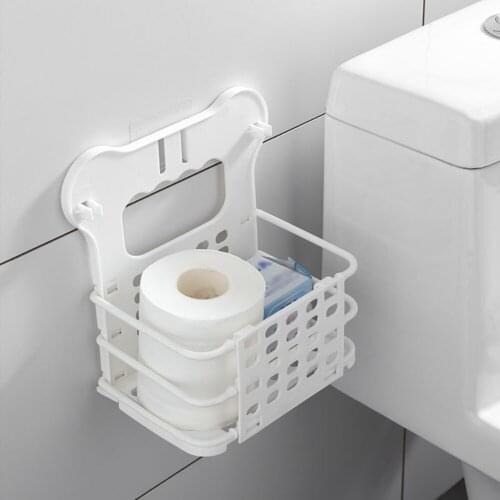 Foldable Wall Hanging Dirty Clothes Storage Basket Punch-Free Storage Basket for Bathroom Kitchen Supplies