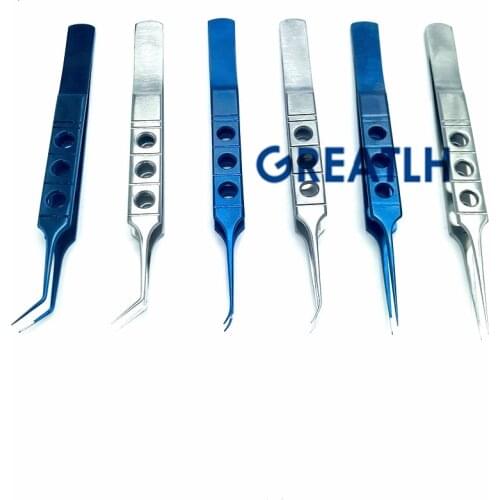 Titanium microsurgical instruments Eyelid Tools 11cm micro scissor forceps ophthalmic tweezer