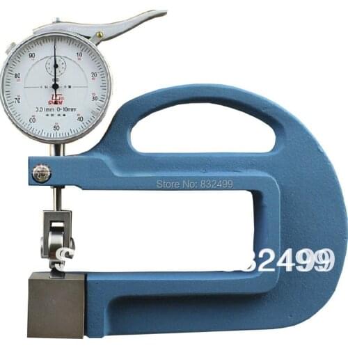 Dial continuous thickness Gauge for paper ,film, leather (Resolution 0.01MM depth 100mm)