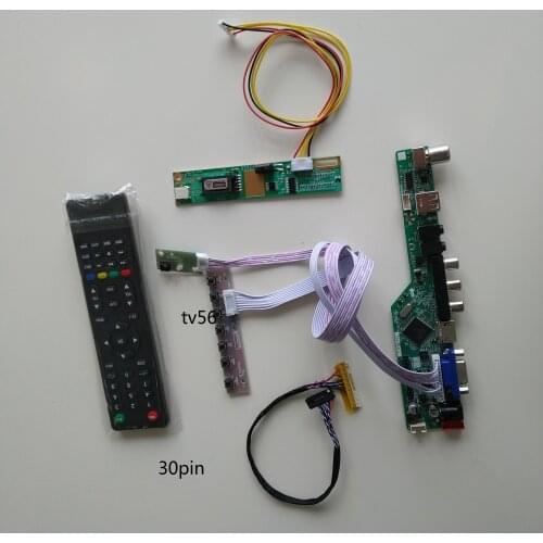 TV HDMI USB VGA AV LCD LED AUDIO 1 CCFL lamps Controller kit display Board For 15.4" LTN154X3-L01 1280*800 cable card