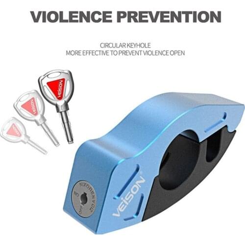Motorcycle Anti Theft Padlock Security Safety Waterproof Throttle Handle Lock for Bike Scooter Moto