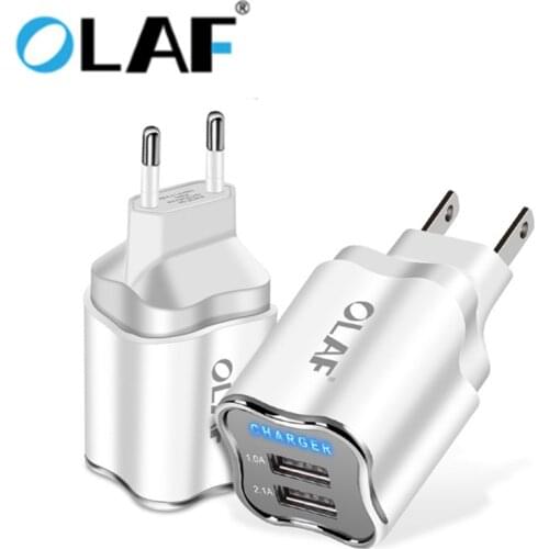 OLAF USB Charger EU/US Plug Charger Power Wall Adapter Charging for Samsung S8 S9 S10 for iPhone7 8 Plus X XR XS Max Huawei P30