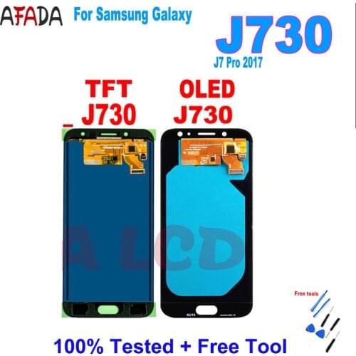 Super Amoled LCD For Samsung Galaxy J7 Pro 2017 J730 J730F LCD Display Touch Screen Digitizer AssemblyJ730 J730F LCD