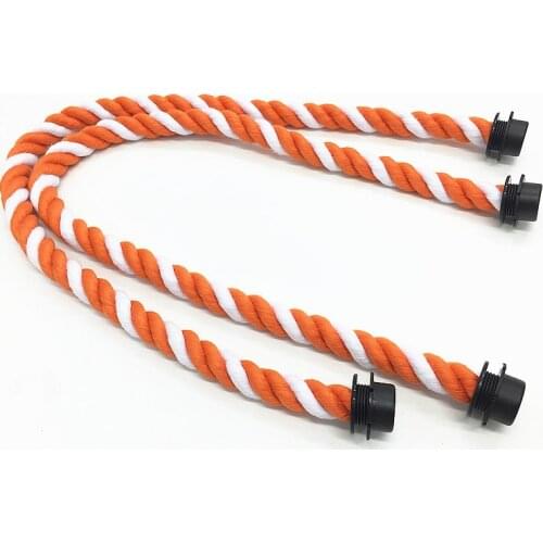 1 pair orange hemp rope 65 cm bag handles for obag handle handbag 2018
