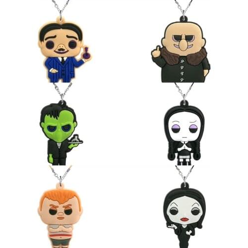 1pcs Action Figure PVC Pendant NecklaceRope Chain Fashion Charms Trinkets Jewelry Accessory