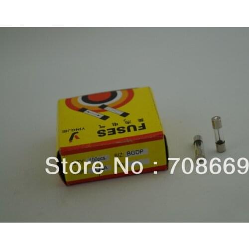 100pcs Fast Blow Glass Fuse, 5mm x 20mm 250V 4A