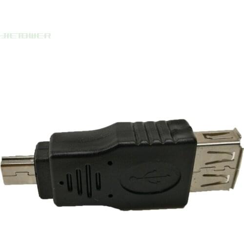 1000pcs Mini USB Male to USB Female Converter Connector Transfer data Sync OTG Adapter for Car AUX MP3 MP4 Tablets Phones U-Disk