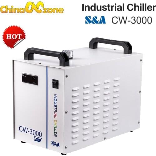 CW3000 Water Chiller Industry Chiller for CO2 Laser Engraving Cutting Machine Cooling 50W 60W 80W Laser Tube
