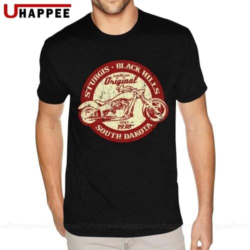 Design Biker Motorcycle Logo Tees Shirt Mens Custom Printed Short Sleeves White O Neck Tshirt