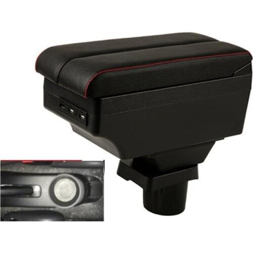 For Mitsubishi mirage Space Star armrest box double layer with usb interface