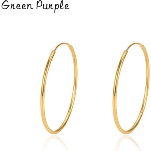 Green Purple Earrings Rings