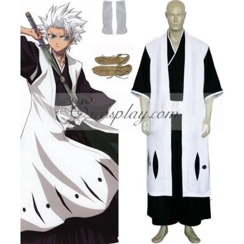 Bleach 10th Division Captain Hitsugaya Toushirou Cosplay Costume E001