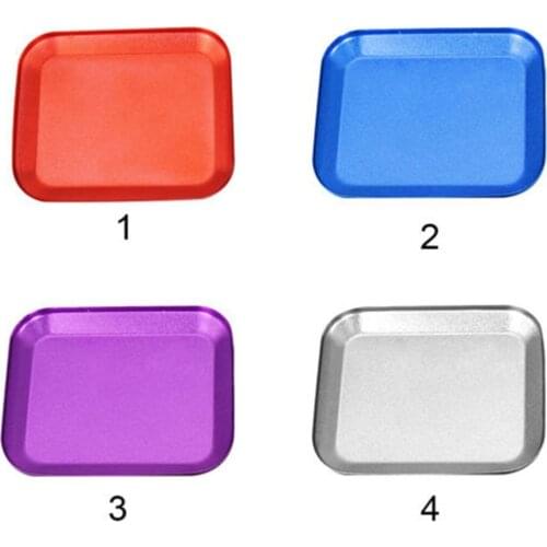 Tray Tools Aluminum Alloy Screw Tray With Magnetic For RC Model Phone Repair Model Screw Plate Parts Accessories