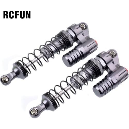 Full Metal RC Piggyback Shock Absorber Hole to hole 90mm for 1/10 RC Crawler Car Trx-4 TRX4 Axial SCX10 90046 D90 KM2 YF