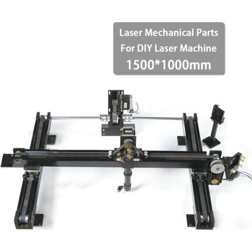 DIY 1510 Co2 Laser Spare Parts Set Laser Engraving Cutting Machine Mechanical Kit 1500*1000mm Size