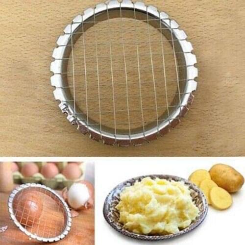 New High Quality Potato Slicer Egg Fruit Vegetable Cube Grid Cutter Device For Salads Kitchen Gadgets Tools