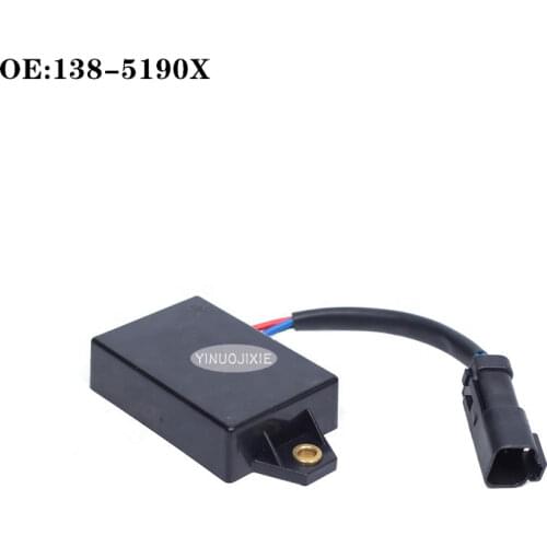New 138-5190X excavator accessories suitable for CATT E307C/D time delay relay OE:138-5190X black plug single wire 24V 1385190X