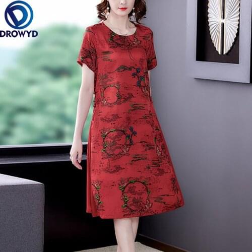 Women Boho Midi Dresses Summer 2021 New Fashion Vintage Short Sleeve Loose O-Neck Zipper Green Bodycon Party Dresses Traf Robe