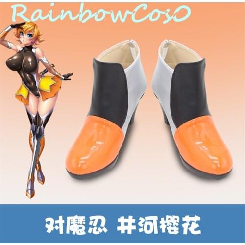 Taimanin Asagi taimaninnasagi igawa sakura Cosplay Shoes Boots Game Anime Halloween Christmas RainbowCos0 W1818