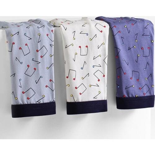 Print Male Underwear 4 Pcs/lot Men Underwear Boxers Shorts Cotton Cuecas Boxer Men Solid Underpants