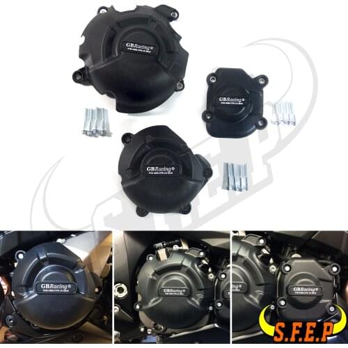 Motorcycle Engine Case Guard Protector Cover GB Racing For Kawasaki Z800 & Z800E 2013-2014-2015-2016