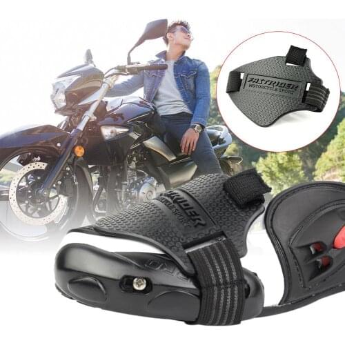 Motorcycle Protective Shift Pad Motocross Men Boots Shoe Protection Gear For Riding Rubber Lever Racing Brake Cover