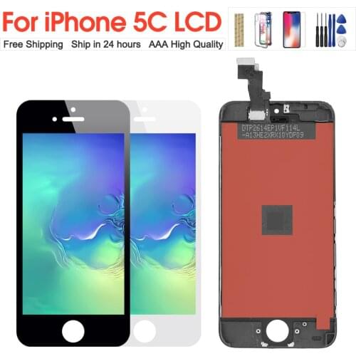 Grade AAA+++ Display for iphone 5c LCD digitizer assembly touch screen No Dead Pixel with repair tools replacement for iphone5c