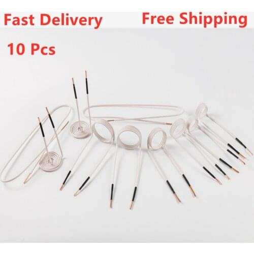 10Pcs Mini Magnetic Heater DIY Induction Coils 30mm/40/50/750 Induction Coil Kits Ductor Flameless Heat Accessories