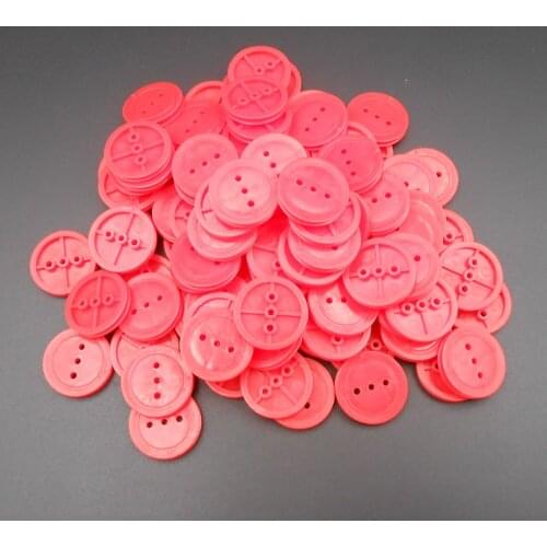 100Pcs 24MM Plastic Pulley Gear Model Motor Wheels Outer Dia. 24mm Shaft Inner Dia. 2mm Hole 1.95MM 2.05MM 242AB Red NEW *FD009
