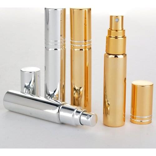 20pcs/lot 10ML Glass UV Perfume Bottle Atomizer Portable Parfum Cosmetic Container Refillable Bottles Wholesale