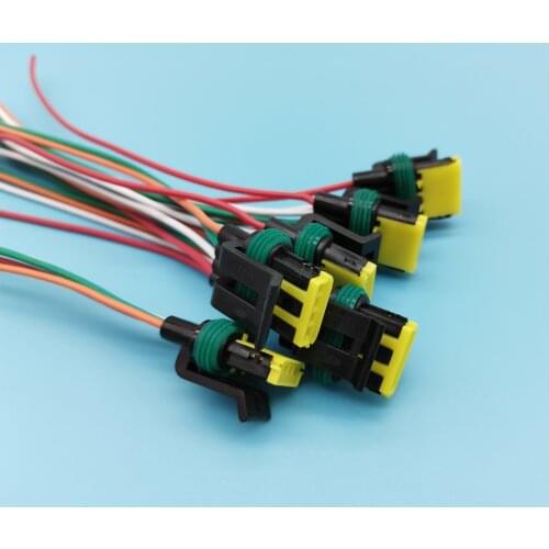 4 Pin/Way Female Engine Oxygen Sensor connector wire Harness DJ7044A-1.8-21 444046-1