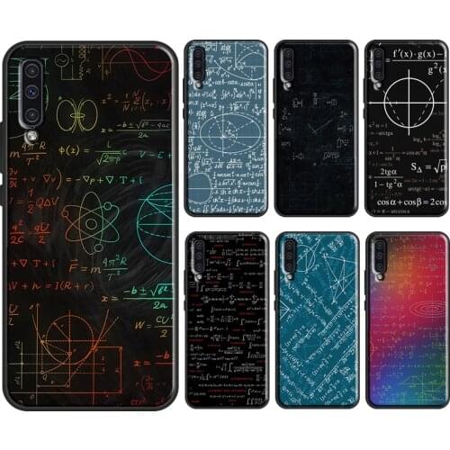 Science Math Physics Formulas Soft Case For Samsung A21S A20e A10 A20 A40 A50 A70 A12 A52 A11 A31 A41 A51 A71 M31 Coque