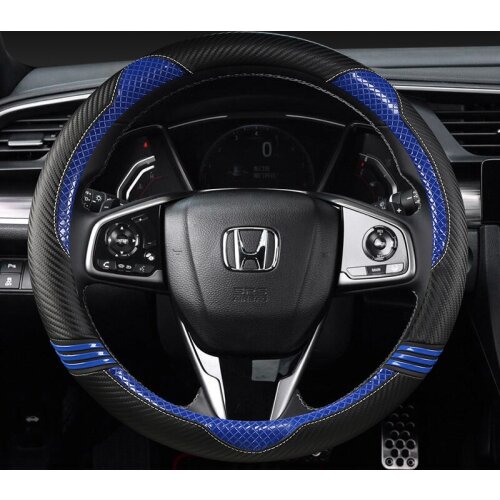 Car Steering Wheel Cover 38CM PU Leather for HONDA CIVIC 2004 2006 2007 2008 2009 2012 2013 2014 Auto Accessories