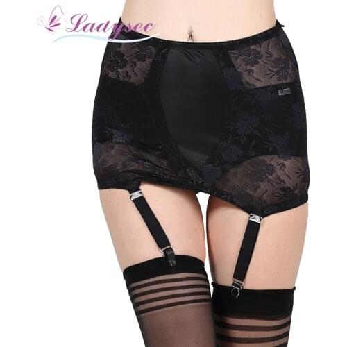 Black High Waist Garter Belt Women Jartiyer Sexy Lingerie Suspender Belt for Stockings Vintage Harness Wedding Garters Liguero