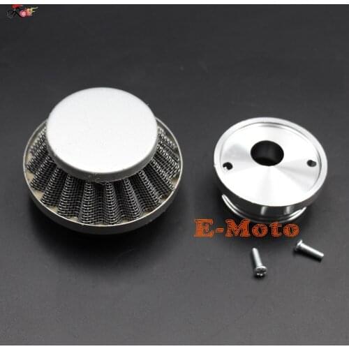 CNC Billet Aluminum Adapter Stack With Blue 44mm Air Filter 2-stroke 47cc & 49cc ATV Quad Mini Moto Pocket Bike new E-Moto