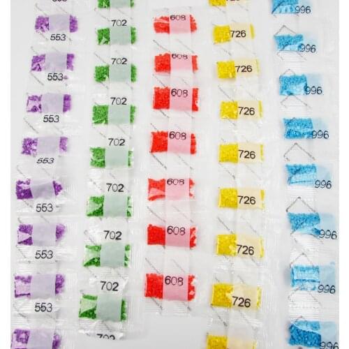 Diamond Embroidery accessory Wholesale Square Resin Diamonds Beads Drill 445 Colors for choose