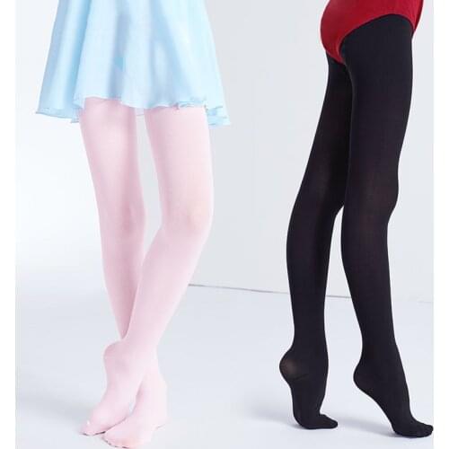 Children Tights For Baby Girls Kids Cute Velvet White Pantyhose Stockings For Ballet Dance Gymnastics Girl Non-slip Tights