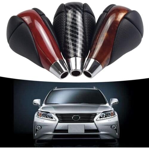 New Styling Walnut Gear Shift Knob Leather For Lexus ES300 ES300h ES330 ES350 GS300 GS350 GS400 GS430 IS300 IS350 RX350 CT200h