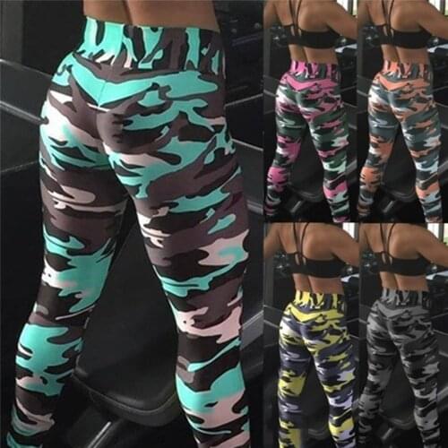 New Fashion 2020 Camouflage Printing Elasticity Leggings Camouflage Fitness Pant Legins Casual Legging For Women