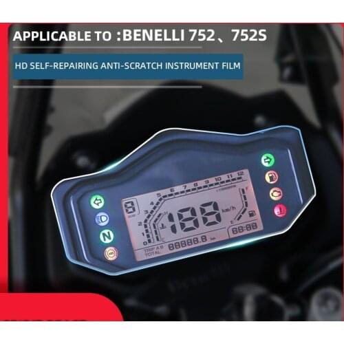 Motorcycle Speedometer Scratch Proof TPU Protection Film Dashboard Screen Instrument Film for Benelli 752 752S