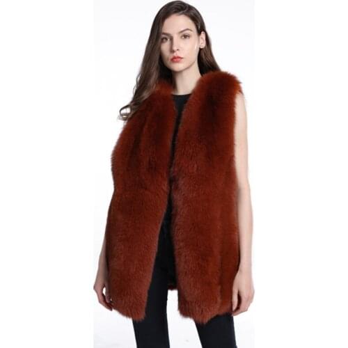 Topfurmall Women's Fur Vests