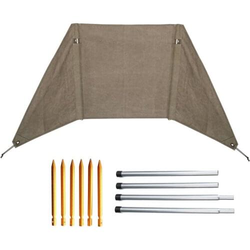 Wind Shield Windproof Screen Fireproof Curtain Screen Windbreak for Camping Backpacking Cooking Picnic BBQ