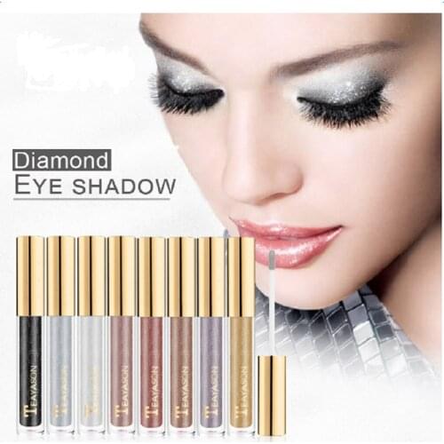 8 Colors Liquid Eyeshadow Glitter Shimmer Cosmetics Pigments Long Lasting