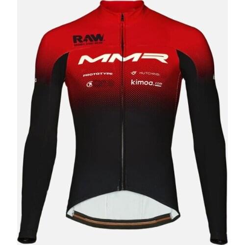 WINTER FLEECE THERMAL 2021 MMR FACTORY RACING TEAM ONLY LONG SLEEVE CYCLING JERSEY CYCLING WEAR ROPA CICLISMO