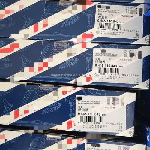 0445110843,0448110844,0445110592 genuine new common rail injector for SAIC MAXUS T60