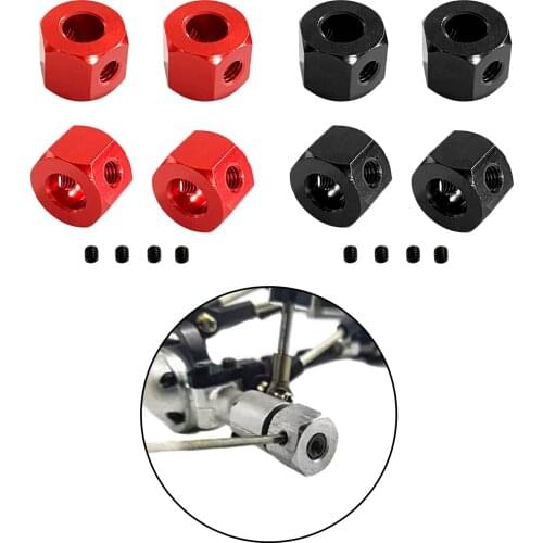 1 Set RC Car Wheel Hex Hub Adapter Kit for WPL 1/16 B14K C-14 C-34 1/12 MN-D90