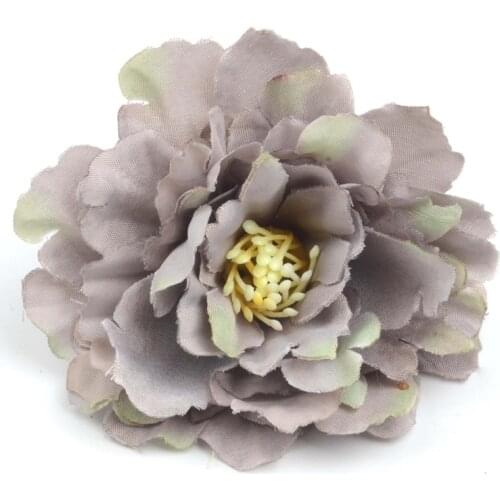 10pcs 6cm European Silk Artificial Carnation Flower Head For Wedding Home Decoration DIY Wreath Crafts Fall Vivid Fake Flowers