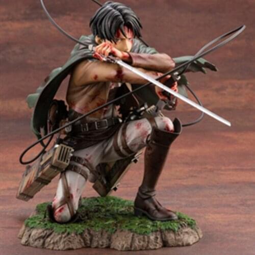 18cm Attack on Titan Figure Rival Ackerman Action Figure Package Ver. Levi PVC Action Figure Rivaille Collection Model Toys