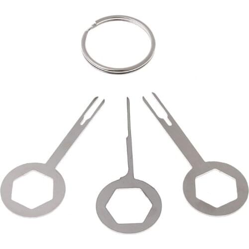 3xCar Plug Terminal Removal Tool Picker Harness Wiring Crimp Connector Extractor T3EF