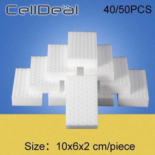 40/50PCS Magic Erasers Melamine Sponge Compressed Eraser Shoes Kitchen Bathroom Multi-Function Cleaning Tools Cleanser Sponge